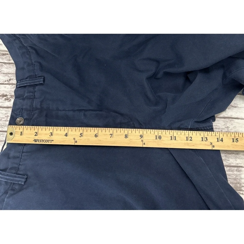 Polo Ralph Lauren Classic Fit Cotton Twill Mens Chino Pants Navy Blue Size 36x29